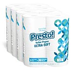 24-Count Presto! 313-Sheet Mega Roll 2-Ply Toilet Paper (Ultra Soft) $20.85 or less w/ S&amp;S