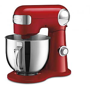 5.5-Qt Cuisinart Precision Master 500W Tilt-Head Stand Mixer (Red) $149 + Free S&H