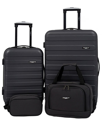 Travelers Club Austin 4 Piece Hardside Luggage Set - $100