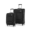 American Tourister Whim Softside Expandable Luggage with Spinners, Black, 2PC SET (Carry-on/Medium) - $92.99 @ Woot!
