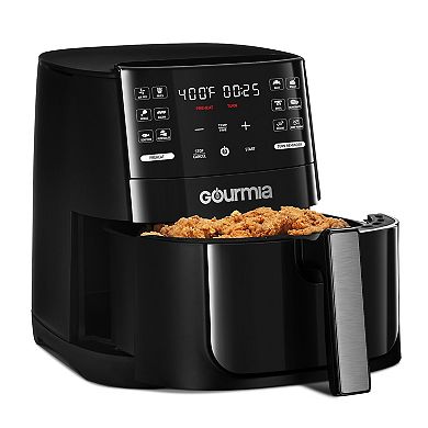 6-Quart Gourmia Digital Air Fryer (Black)