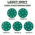 Legit grit mixed sample pack 10 discs ($4 for shipping)