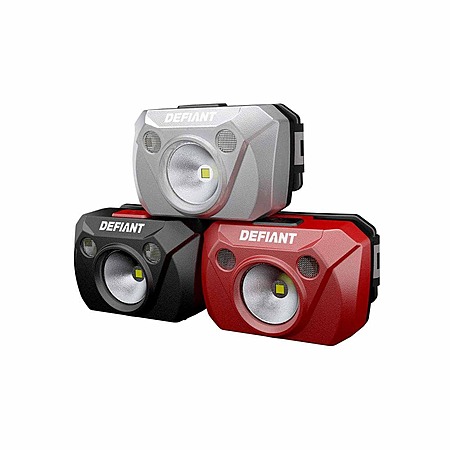 YMMV- Defiant 200 Lumens Headlight (3-Pack), in-store clearance $5.50 @ HomeDepot B&M