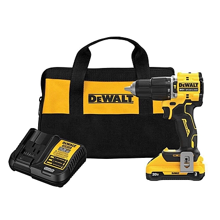 YMMV: DEWALT ATOMIC 1/2 in. Compact Hammer Drill with 3.0Ah Battery, Charger and Bag DCD799L1 - $95