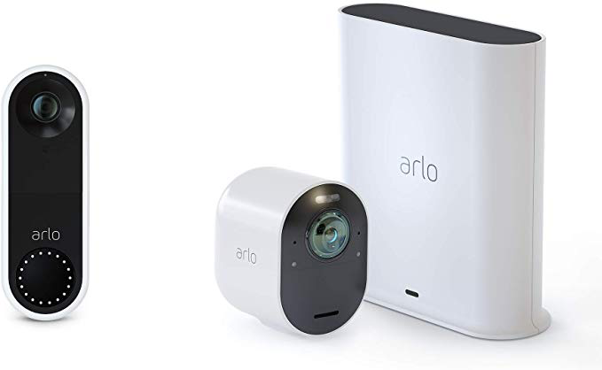 Arlo Ultra - 4K UHD Wire-Free Security Camera with Arlo Video Doorbell $378