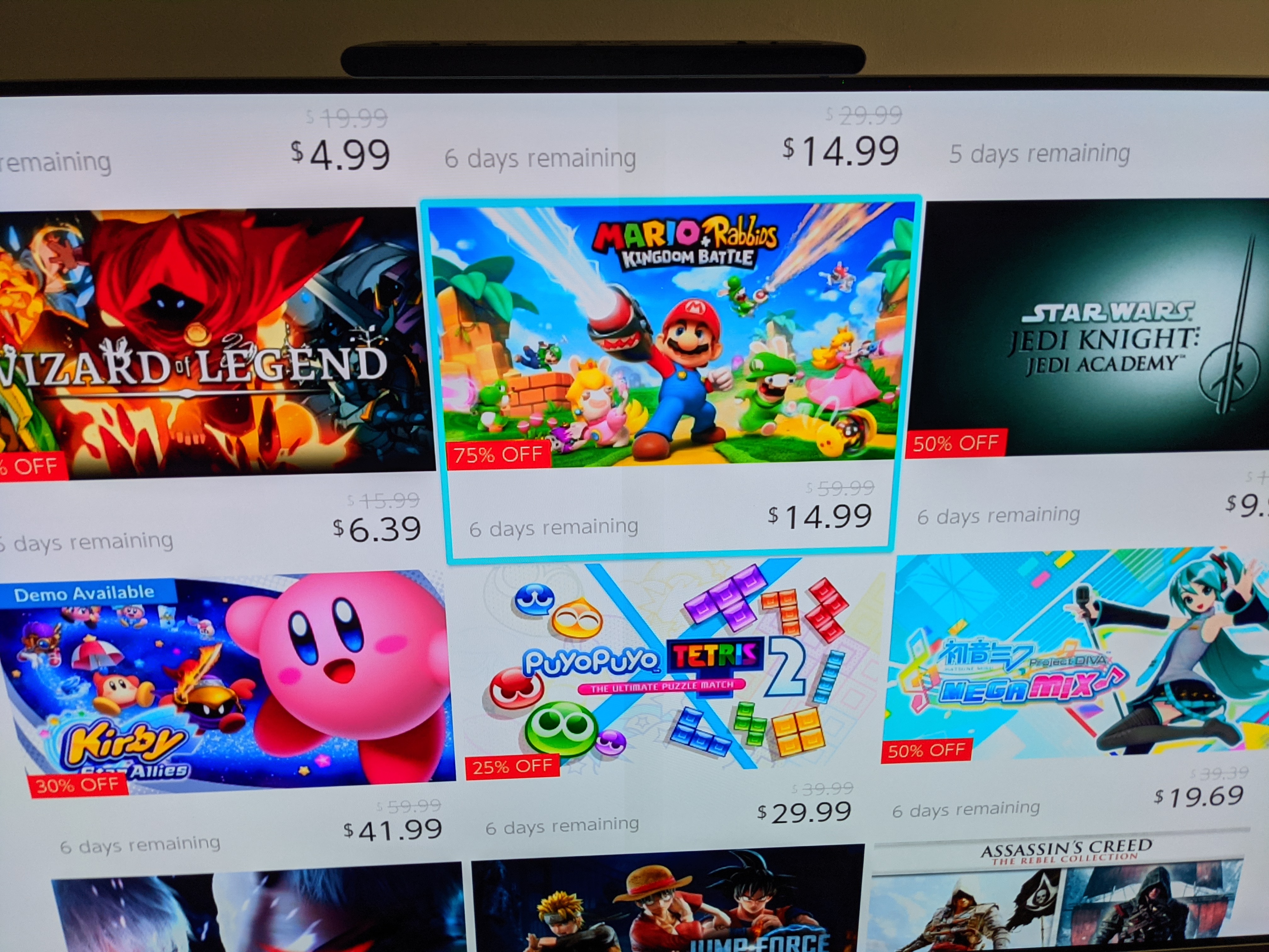 Mario + Rabbids Kingdom Battle (Nintendo Switch Digital Game) - $14.99 at eShop, Gold Edition for $19.99