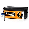 12V 280AH ECO-WORTHY Bluetooth LiFePo4 Battery w/ 6000 Cycles + Bluetooth + Low Temp Protection $368 + Free Shipping