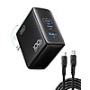 INIU 3-Port Up to 100W USB-C GaN Wall Charger w/ Folding Plug (Black)  $16.32 + Free Shipping w/ Prime or orders $35+