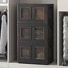 3-Pack 37-Qt Fleximounts Stackable Storage Bins w/ Lids (Black) $40 + Free Shipping