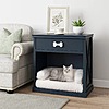 Gabbey Oversized Wooden Nightstand w/ Light LED &amp;amp; Pet Cubby $48 &amp;amp; More + Free Shipping