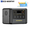 ECO-WORTHY 1200W 1024Wh Portable Power Station Solar Generator $300 + Free Shipping