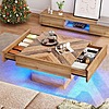 Rectangular Coffee Table with 2 Drawers $60 + Free Shipping