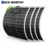 4-Pack ECO-WORTHY 130W 12V Flexible Mono Solar Panel (520W Total) $160 + Free Shipping