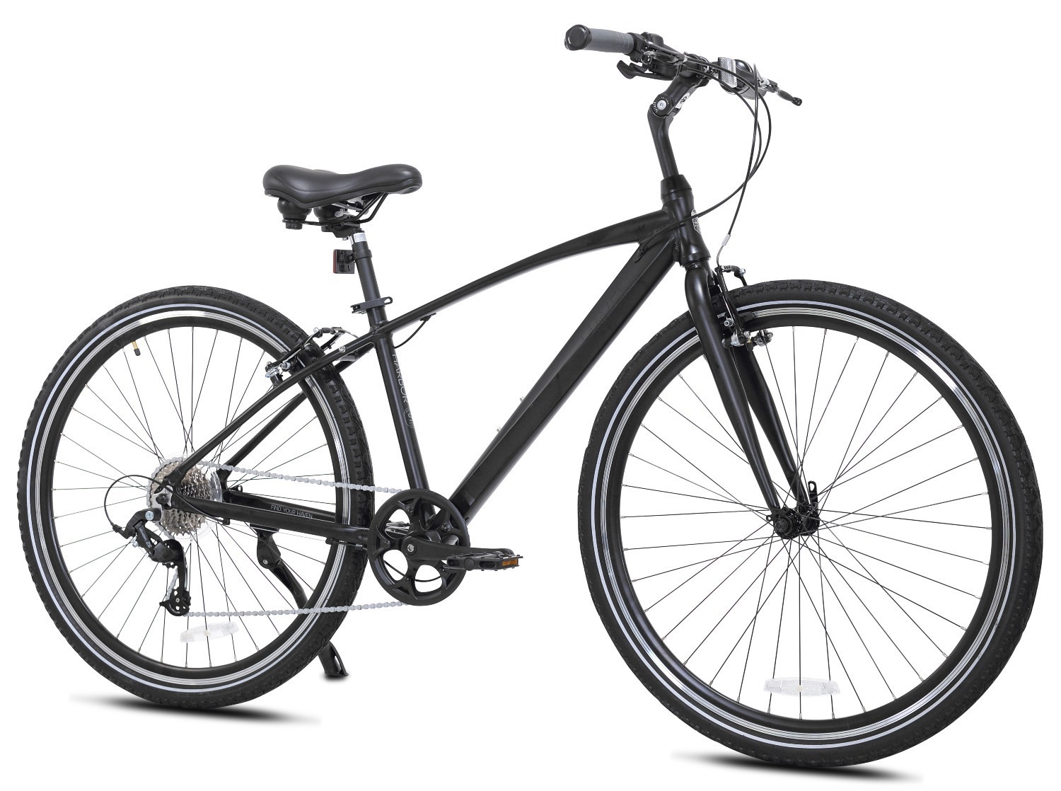 Menham Bikes 700c Haven Harbor 8 Hybrid Bike (Black) $178.20 + Free Shipping