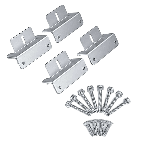 BougeRV Solar Panel Mounting Z Bracket Mount Kits Supporting Set 5