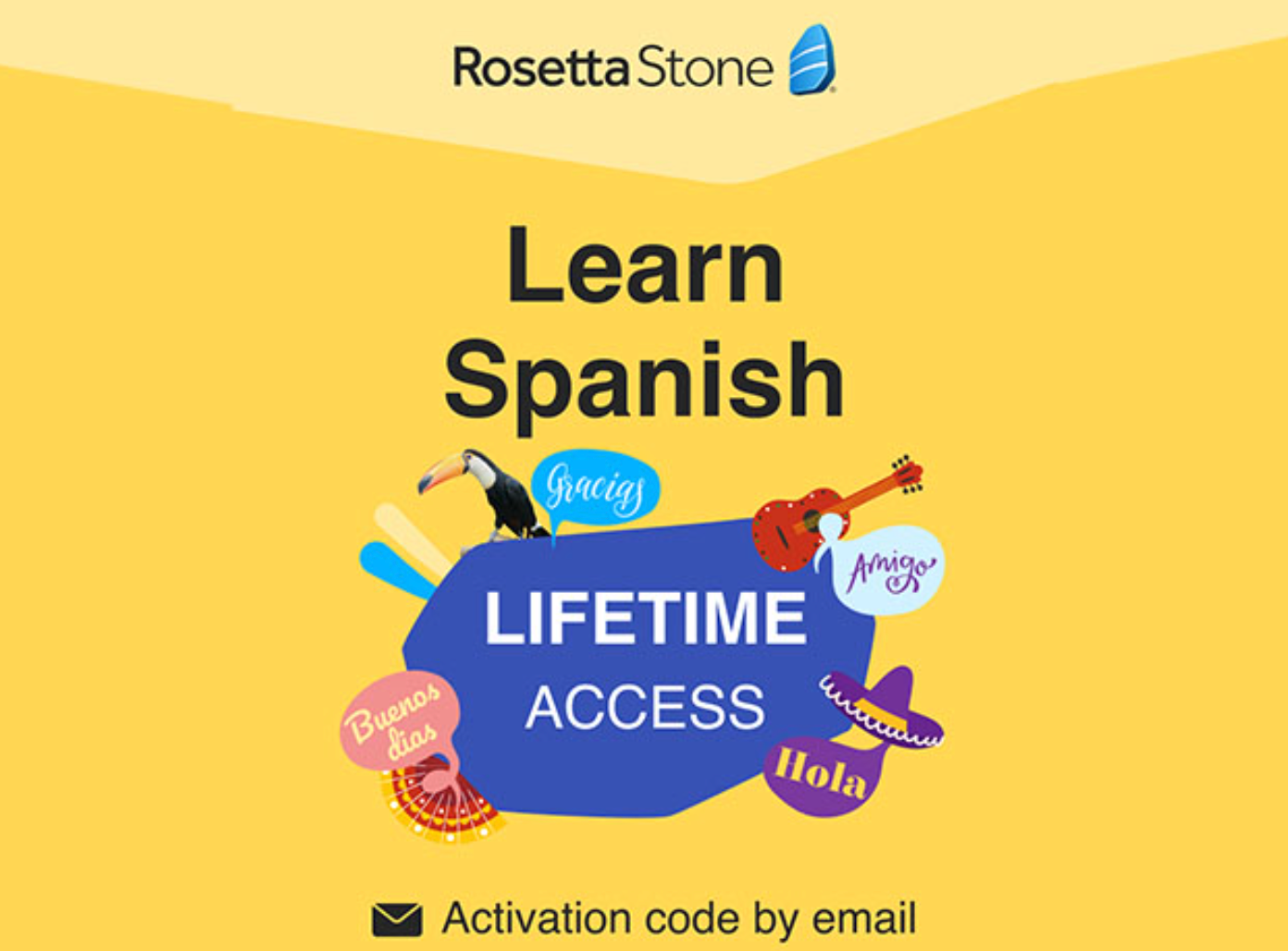Rosetta Stone: Lifetime Subscription to Learn Spanish (Latin American) $96 (Digital Download)