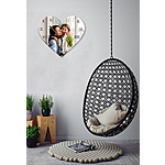 Canvas Champ: Buy One Get One 10.5'x12&quot;Custom Heart Shape Wall Clock $22.56 + Free Shipping