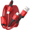 6.6-Ft JSAUX 2-in-1 60W USB C Cable (Red) $5 + Free Shipping w/ Prime or orders $35+
