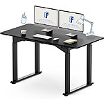 FLEXISPOT 55x28&quot; Dual Motor Standing Desk (Black Top + Frame) $225 &amp; More + Free Shipping
