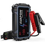 AVAPOW 1500A 12800mAh 12V Portable Jump Starter (up to 7L Gas/5.5L Diesel Engine) $28.79 + Free Shipping w/ Prime or $35+