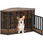 DWVO 44&quot; Heavy Duty Indoor Croner End Table Dog Crate for Large Dogs $140 + Free Shipping