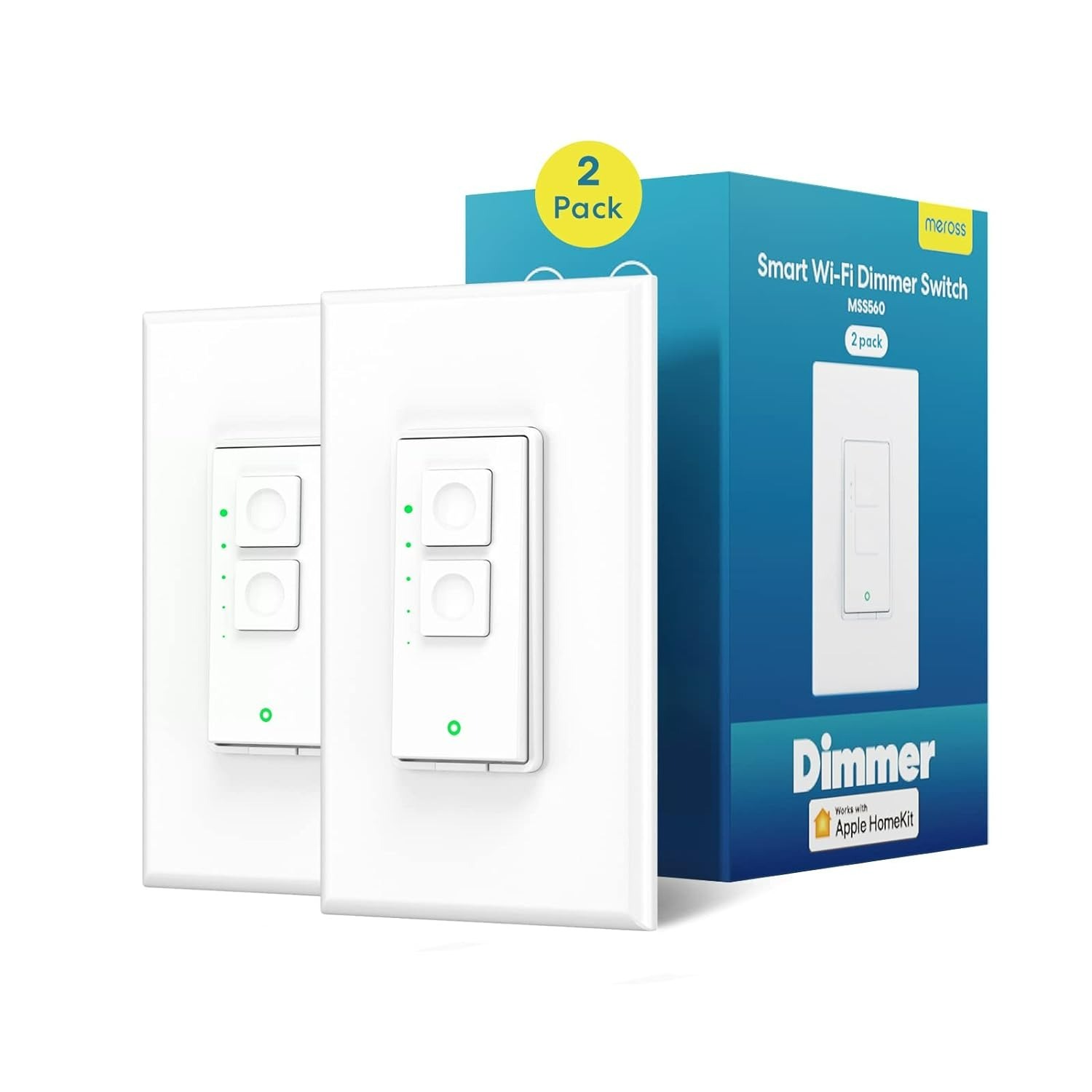 Meross WiFi Smart Dimmer Switch 2 Pack $34.13 & More + Free Shipping w/ Prime or orders $35+