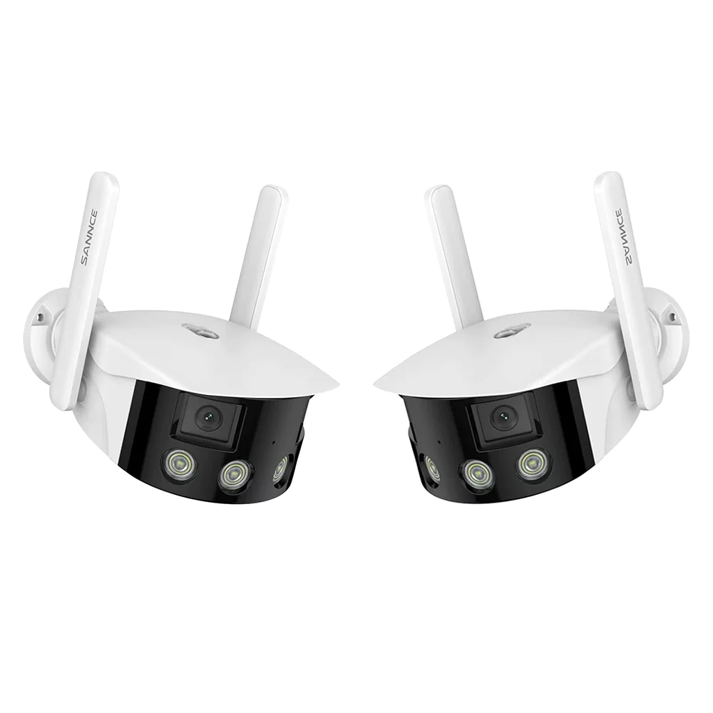 SANNCE 2K 4MP H.265 WiFi Dual Lens Panoramic Security Camera 2 Pack $120 + Free Shipping