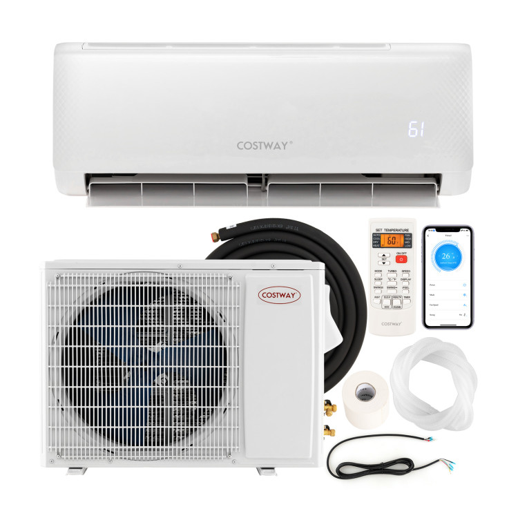 Costway 24000 BTU 21 SEER2 208-230V Ductless Mini Split Air Conditioner & Heater $979 + Free Shipping