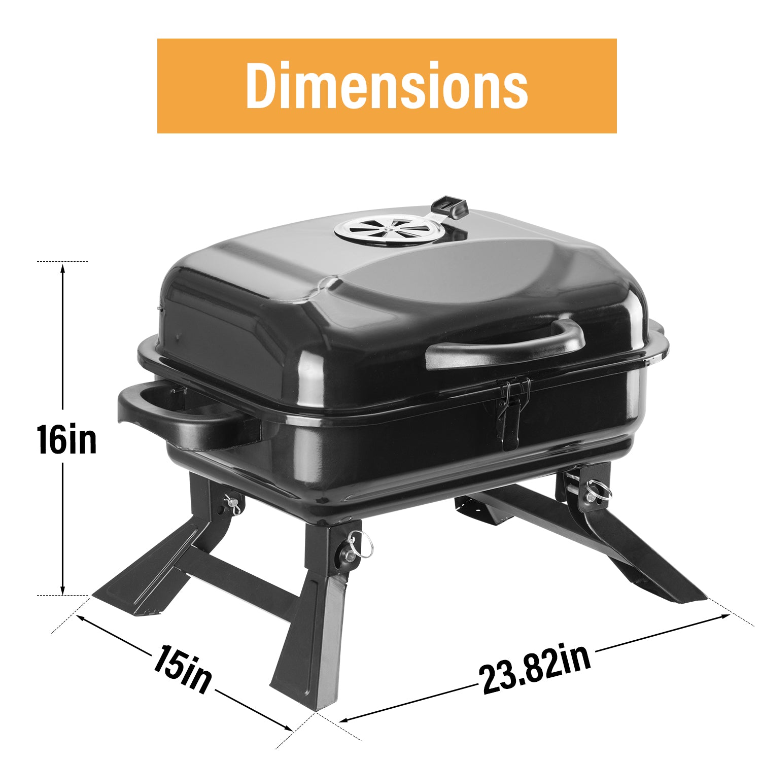 Ainfox 17.52" x 12.6" Portable Charcoal Grill $30 + Free Shipping