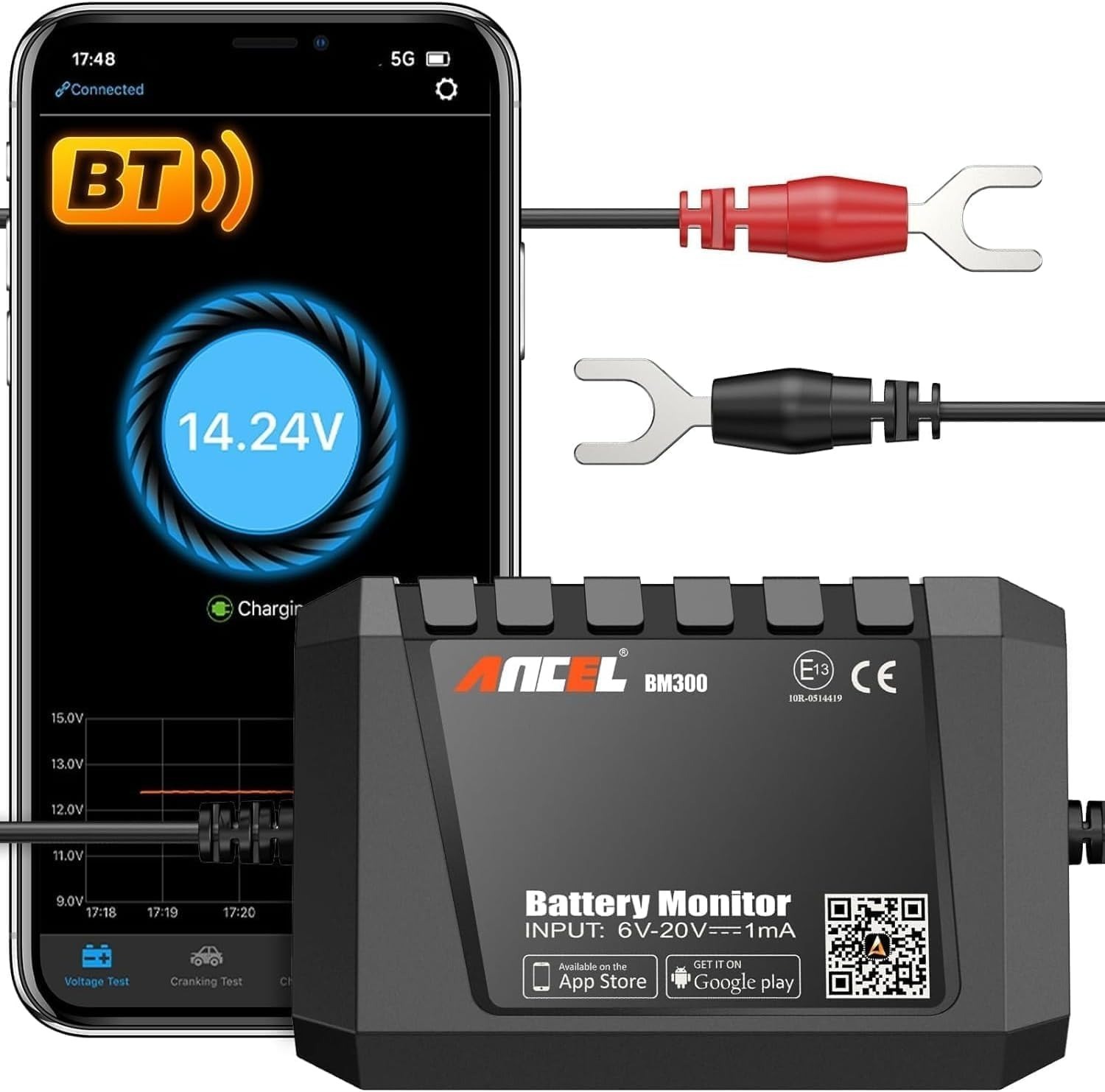 Prime Members: ANCEL 12V Battery Monitor (BM300) $20 + Free Shipping
