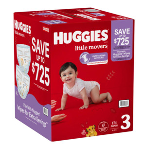 Sam's Club Members: Huggies Diapers (Various Sizes & Styles) $40 + Free Shipping w/ Plus