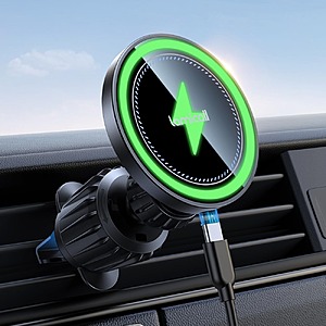 Lamicall 15W Magsafe Car Mount Charger w/ 360° Rotation $11 + Free Shipping w/ Prime or on 35+ Orders