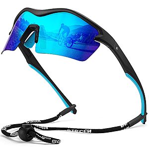 BIRCEN Baseball Cycling Sport Non-Polarized Sunglasses (Various Styles) $7.50 + Free Shipping w/ Prime