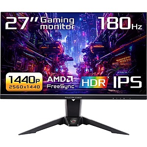ASRock PG27QFT2A 27.0" 2560 x 1440 180 Hz Monitor $142 + Free Shipping