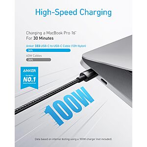 5-Pack 6' Anker 100W USB-C to USB-C Type C Charging Cable (Black)  & More