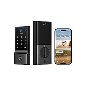 Prime Members: eufy Smart Lock E30 Fingerprint Door Lock w/ Apple Home Ecosystem 0 + Free Shipping