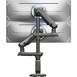 Prime Members: HUANUO Adjustable Dual Monitor Arm Mount for 13-49