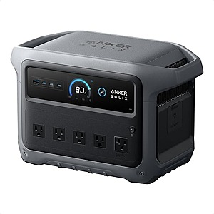 Anker SOLIX C1000 Gen 2 Portable Power Station, 2,000W Solar Generator $389 +FS