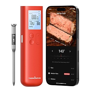 ThermoMaven G1 Wireless Meat Thermometer $30 + FS w/ Prime or orders $35+ $30.03
