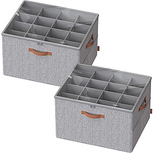 SONGMICS 2-Pack Shoe Organizers $20 + FS w/ Prime or orders $35