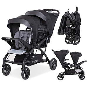 Baby Trend Sit N' Stand Double Stroller 2.0 DLX w/5 Point Safety Harness (Stormy) $187 + Free Shipping
