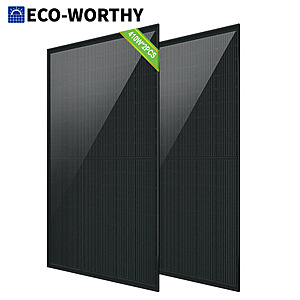 2-Pack ECO-WORTHY 410W 31V Monocrystalline Solar Panels $320 + Free Shipping