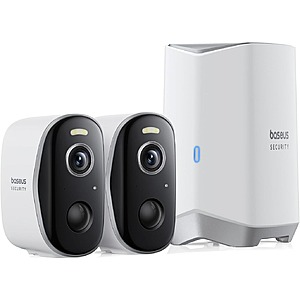Baseus 2K Wireless Cameras N1 2-Cam Kit $60 + FS