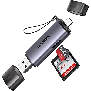 UGREEN USB C USB 3.0 SD Card Reader $6.61,SD Card Reader USB 3.0 Card Hub Adapter $8.49 & More + Free Shipping w/ Prime or orders $35+