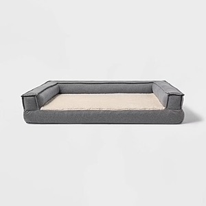 Boots & Barkley 3-Sided Bolster Dog Bed (Large) $17 + Free S&H