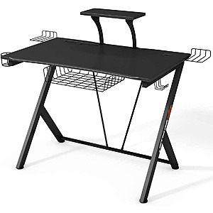 Tangkula 52" Gaming Desk w/ Detachable Raised Monitor Shelf $50 + FS