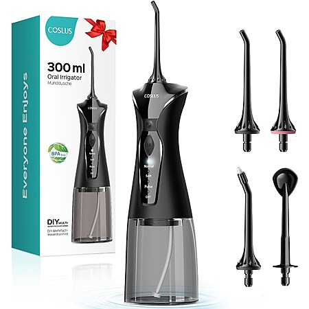 COSLUS Cordless Water Flosser for $10!
