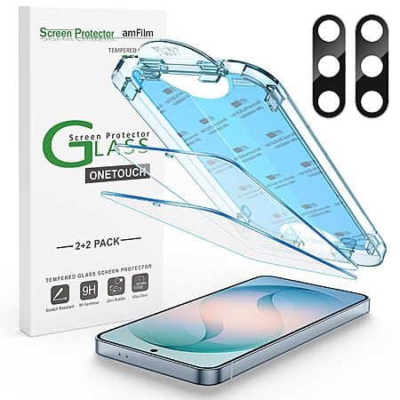 amFilm Auto-alignment OneTouch Galaxy S26 New Release $5 & More + Free Shipping