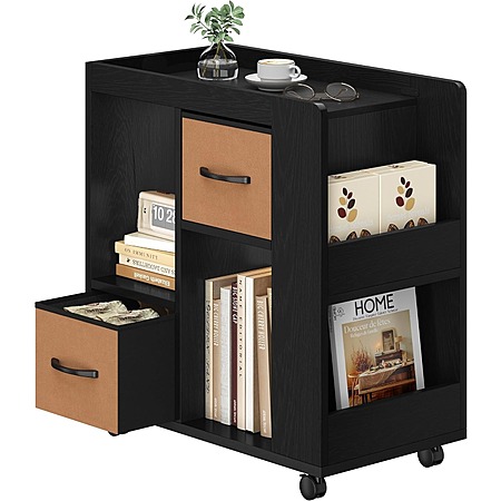 Save 30% on Yaheetech Rolling Bookshelf!