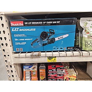 Home depot makita chainsaw top